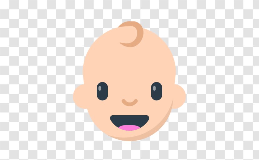 Emoji Infant Baby Bottles Sticker Diaper - Forehead Transparent PNG