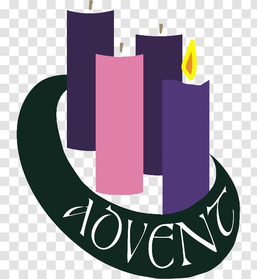 Advent Sunday Wreath Clip Art - Christmas - Church Candles Transparent PNG