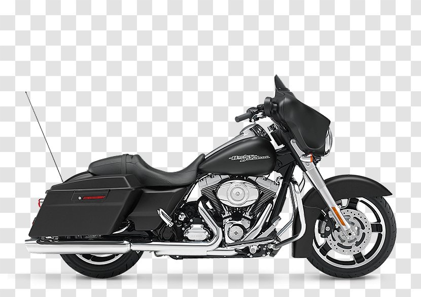 Harley-Davidson Street Glide Electra Motorcycle - Cruiser Transparent PNG