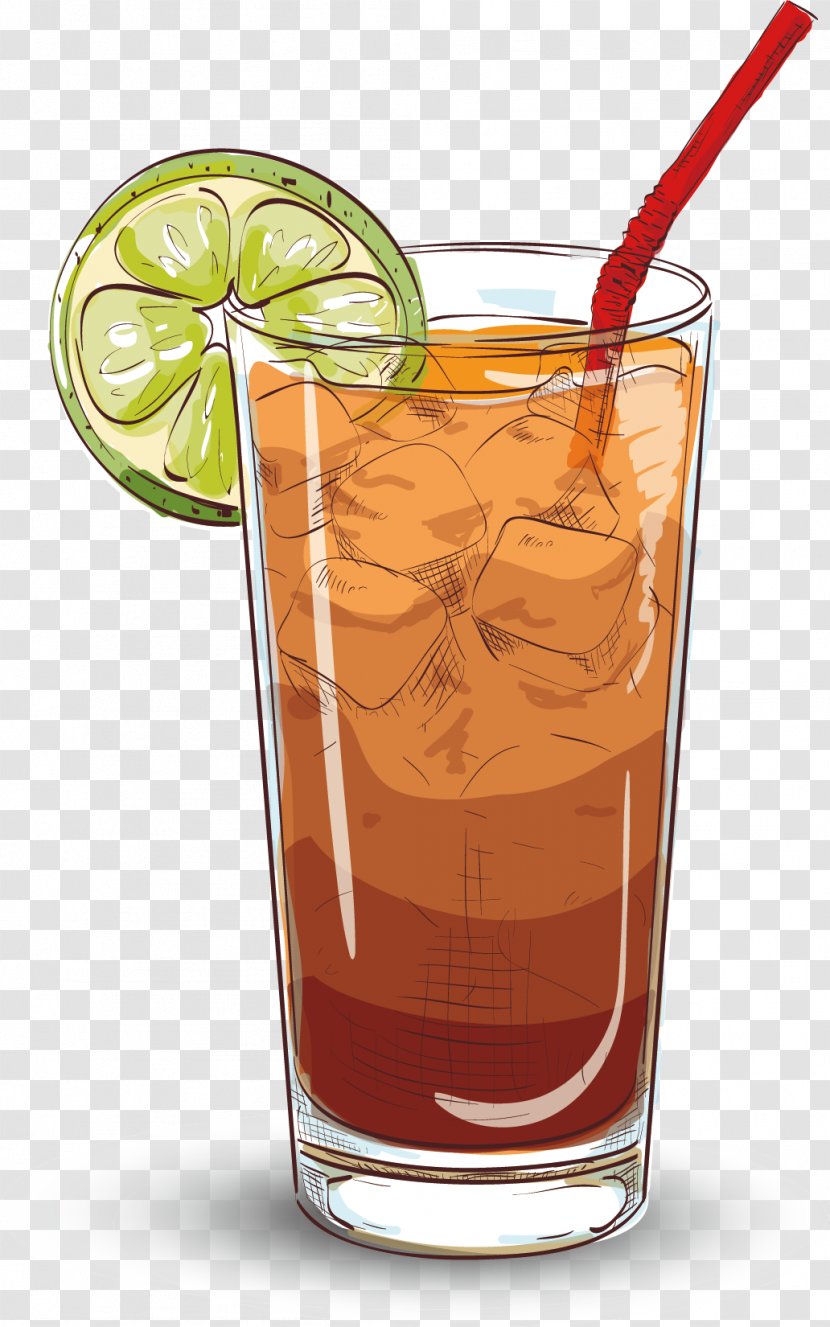 Long Island Iced Tea Cocktail Rum Gin - Heart - Creative Juices Transparent PNG