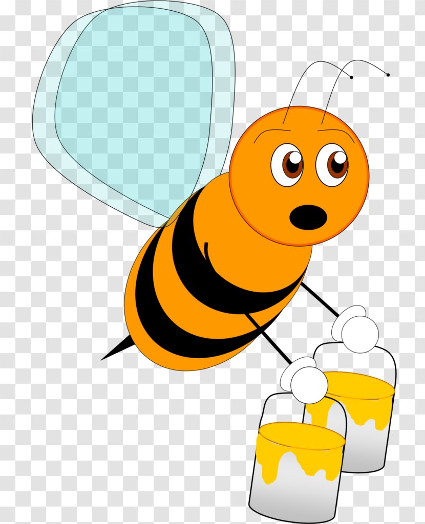 Western Honey Bee Hornet Clip Art - Food Transparent PNG