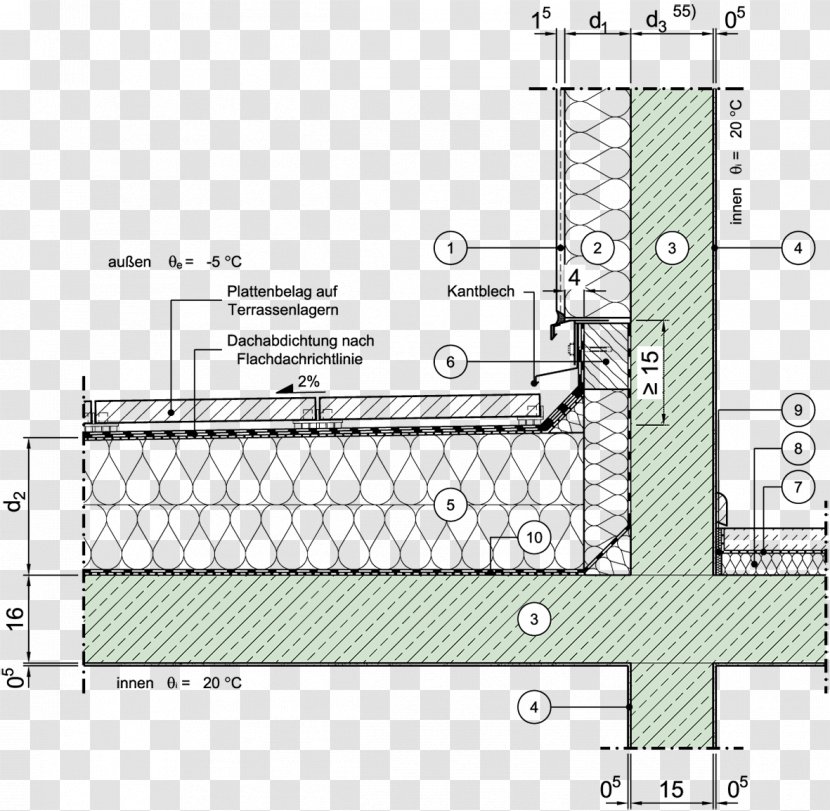 Flat Roof Window Wall Architectural Engineering Terrace - Elevation Transparent PNG
