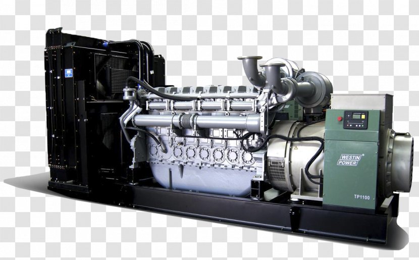 Electric Generator Diesel Engine Perkins Engines - Auto Part Transparent PNG