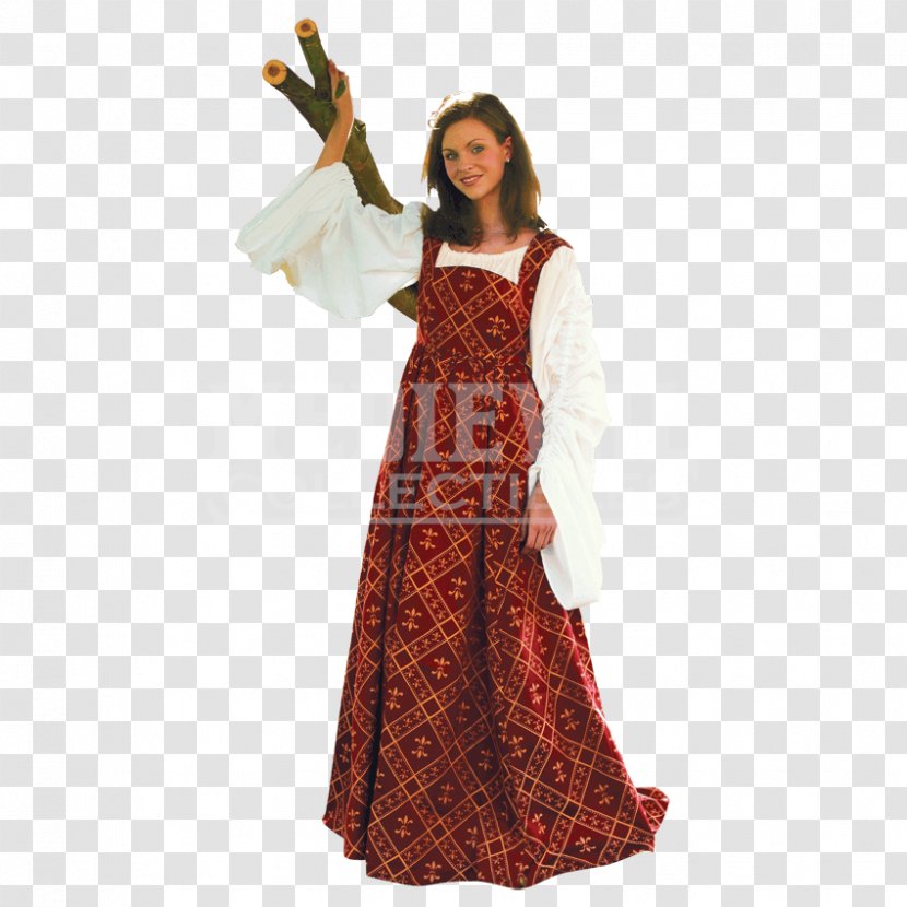 Renaissance Middle Ages Gown Dress Clothing Transparent PNG