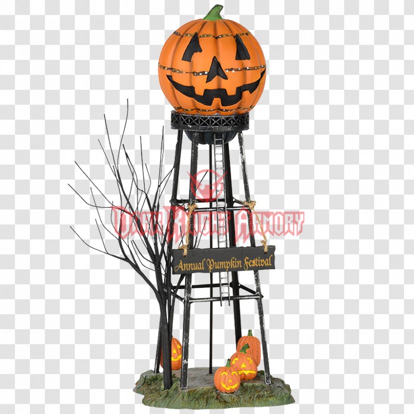 Department 56 Halloween Water Tower Holiday - Plastic Plates Transparent PNG
