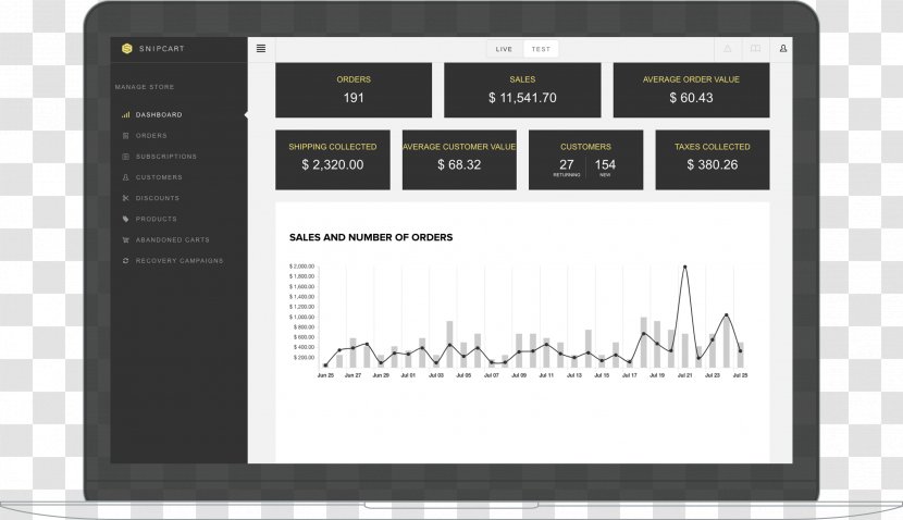 Dashboard Management Merchant Business E-commerce - Office Transparent PNG