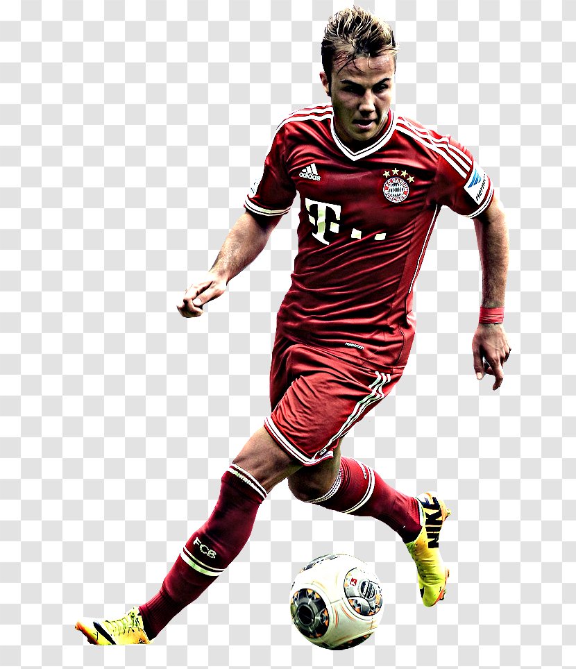 Mario Götze 2014 FIFA World Cup Germany National Football Team FC Bayern Munich Memmingen - Jersey Transparent PNG