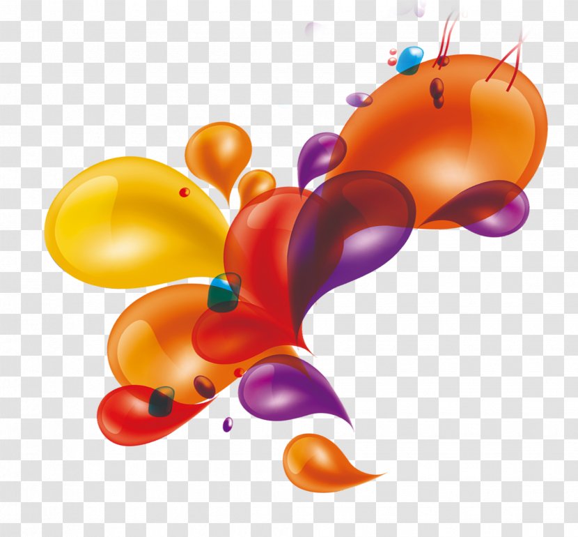 Clip Art - Poster - Colored Bubbles Transparent PNG