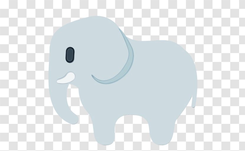 Heart Emoji Background - Tusk - Indian Elephant Animal Figure Transparent PNG