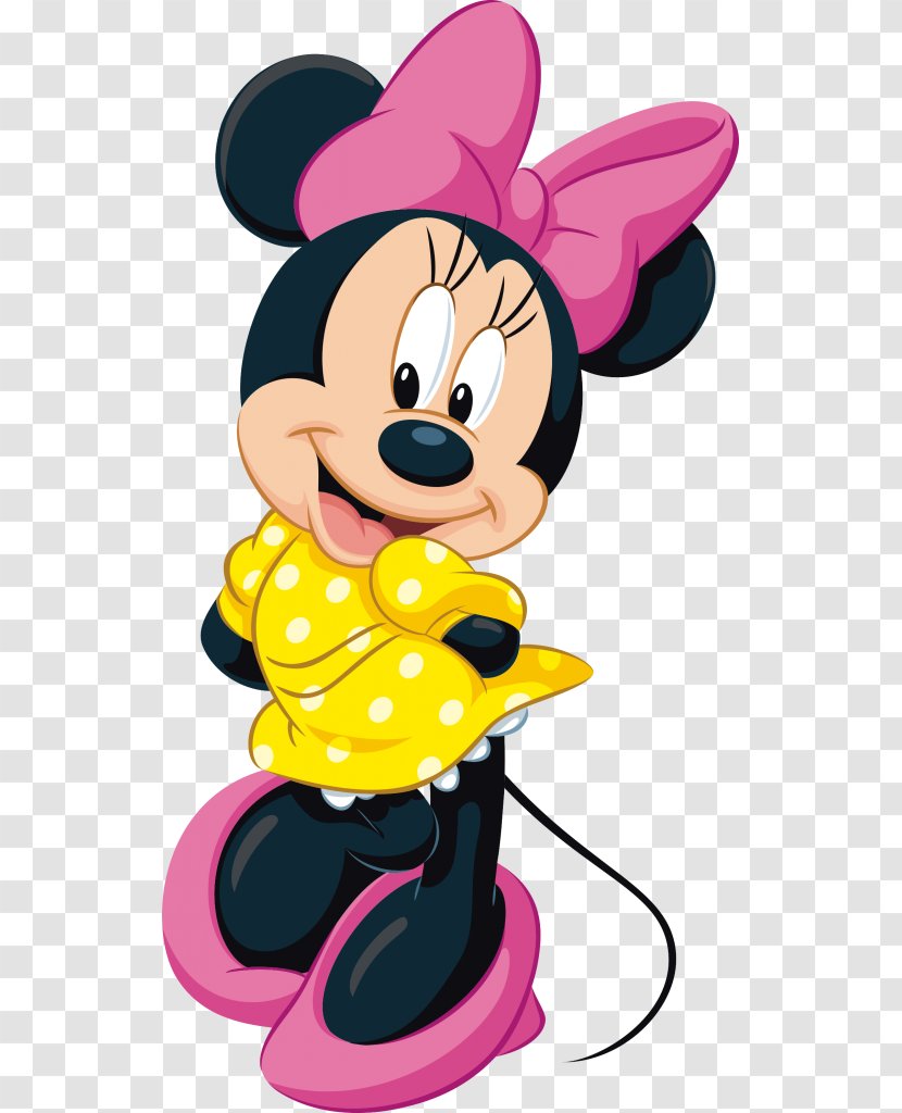 Minnie Mouse Mickey Donald Duck Goofy - Watercolor Transparent PNG