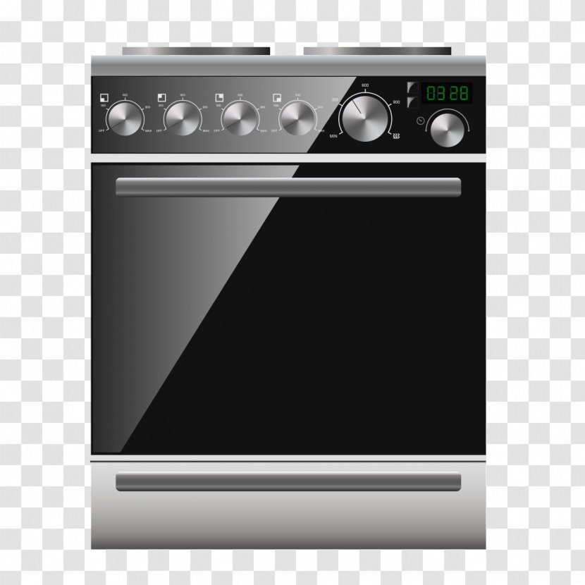 Washing Machine Gas Stove Home Appliance - Black Cool Transparent PNG