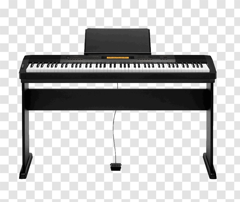 Casio CDP-130 Digital Piano Electronic Keyboard - Silhouette Transparent PNG