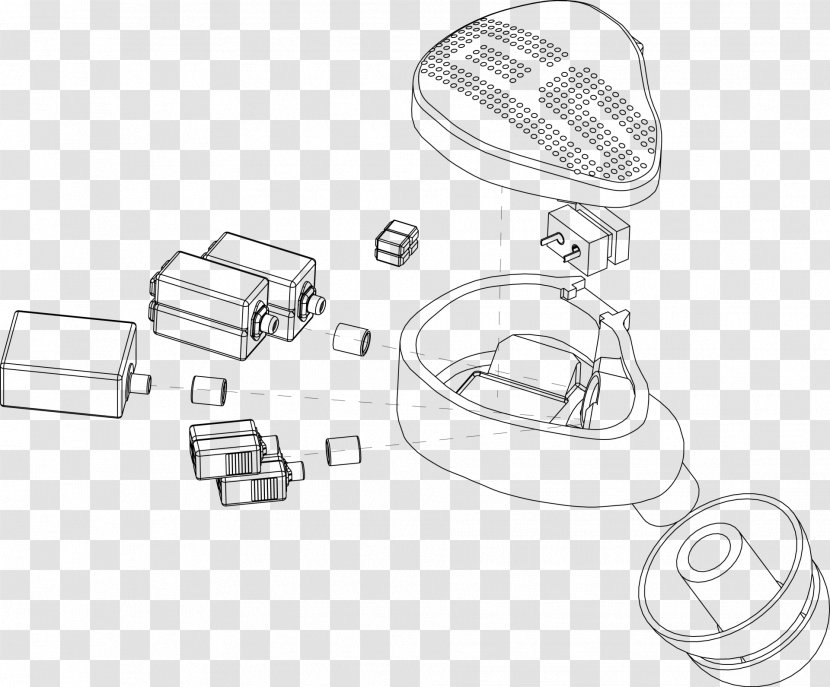 Automotive Lighting Technology Line Art Sketch - Area Transparent PNG