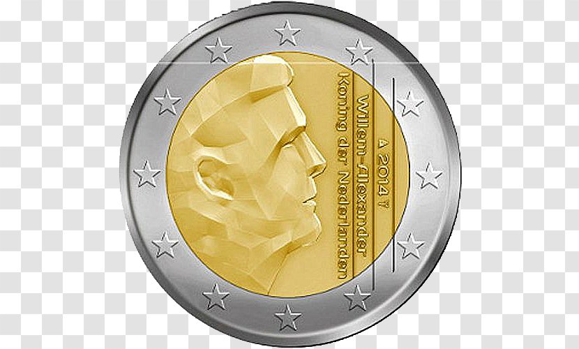 Netherlands Dutch Euro Coins 2 Coin - 1 Transparent PNG
