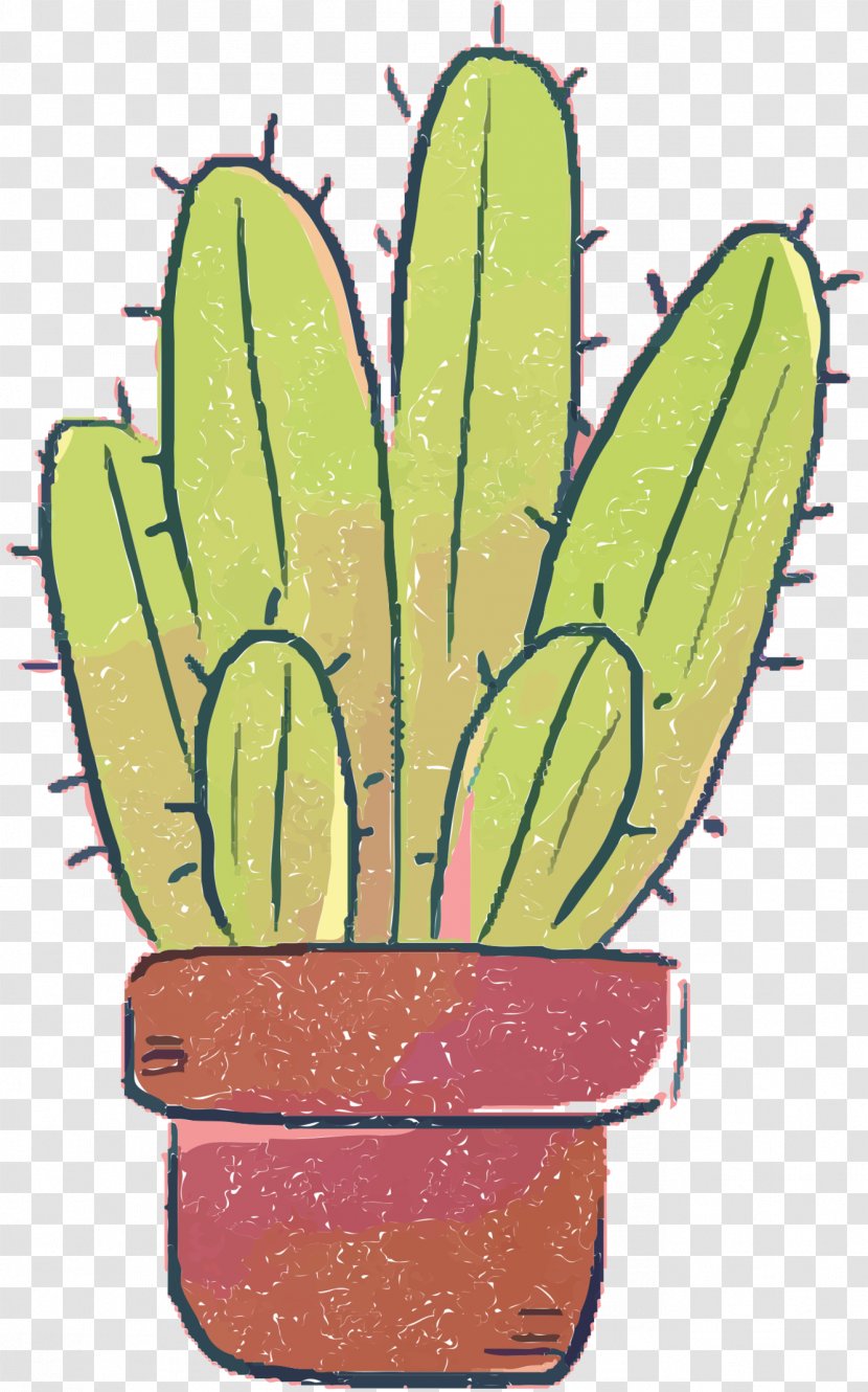 Flowerpot Clip Art Plant Stem Plants - Cactus Transparent PNG