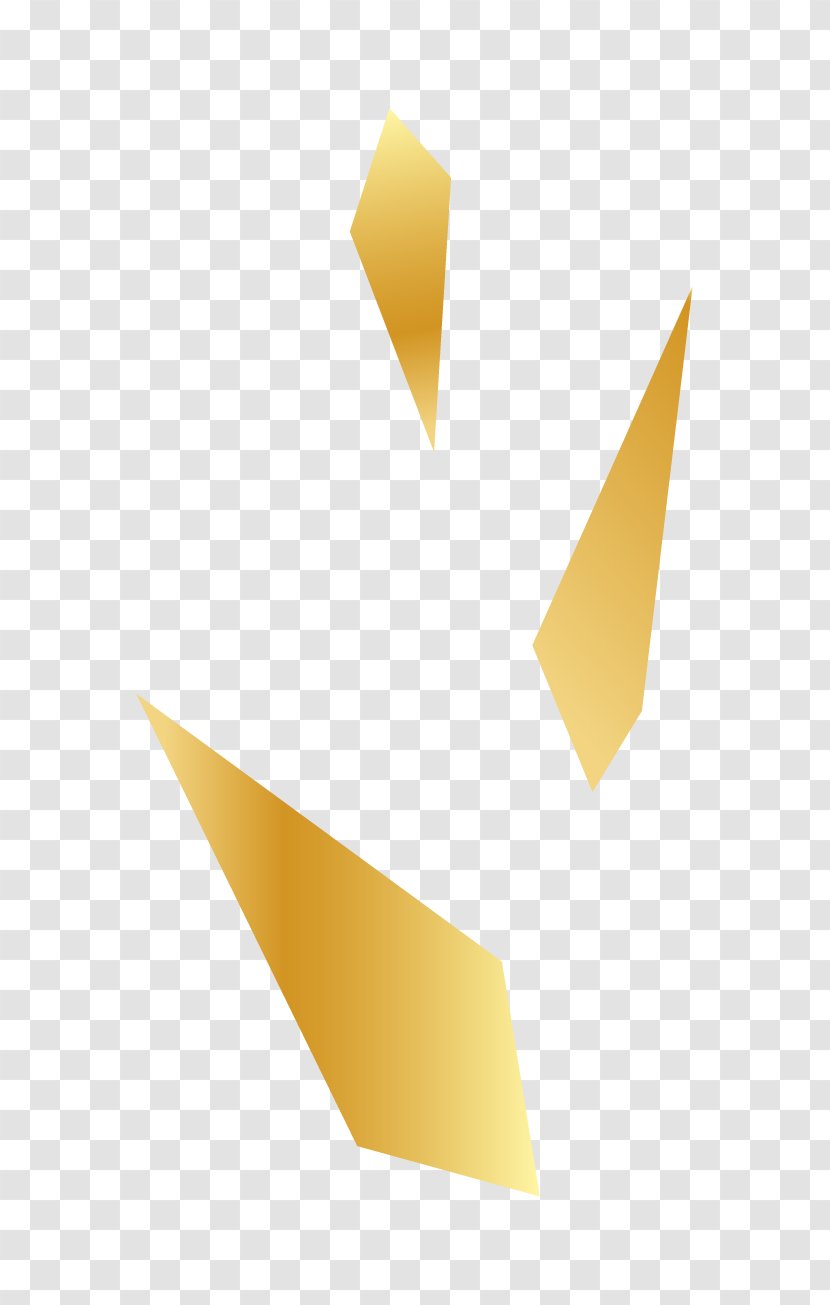 Triangle - Yellow Transparent PNG