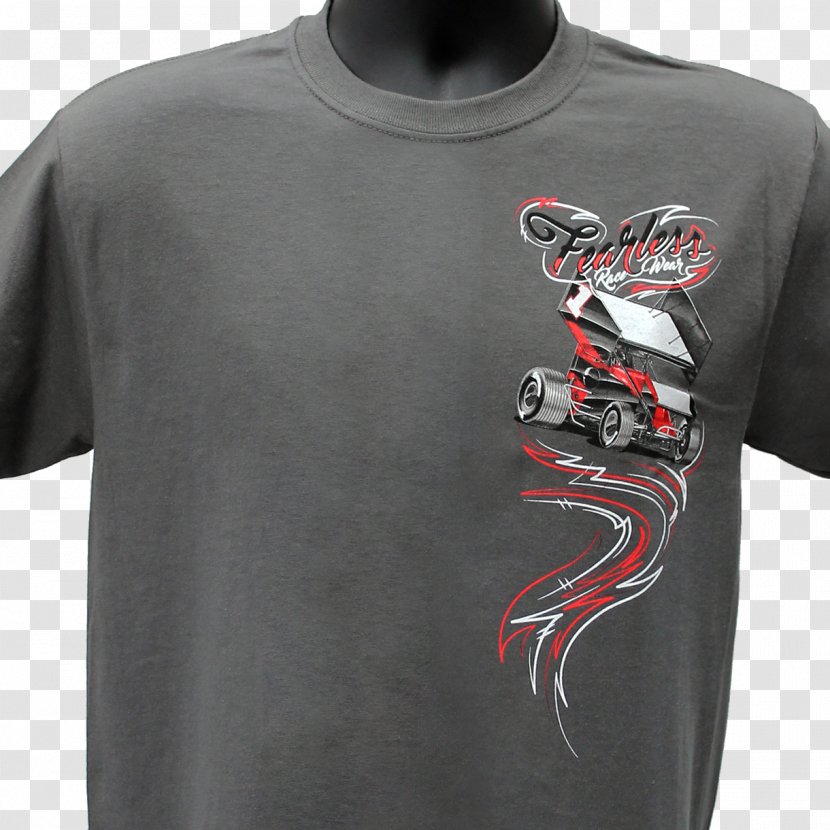 T-shirt Hoodie Clothing Zipper - Shirt - Sprint Car Racing Transparent PNG