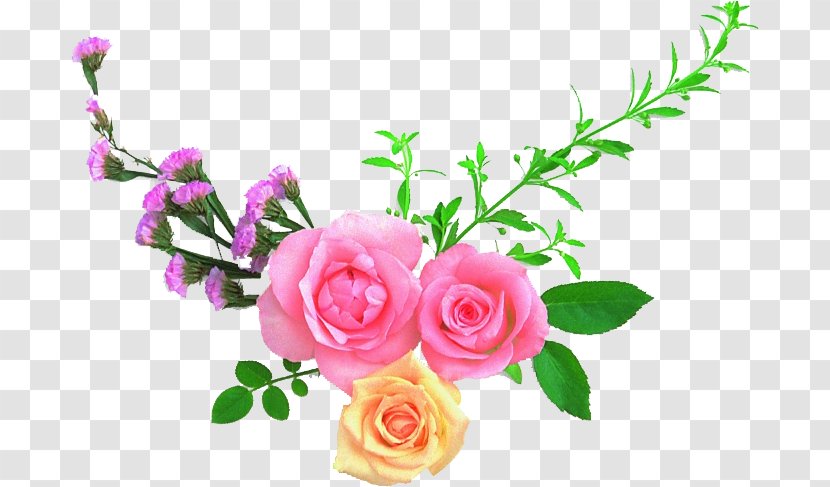 Flower Garden Roses Image Desktop Wallpaper Floral Design - Bouquet - Pink Transparent PNG