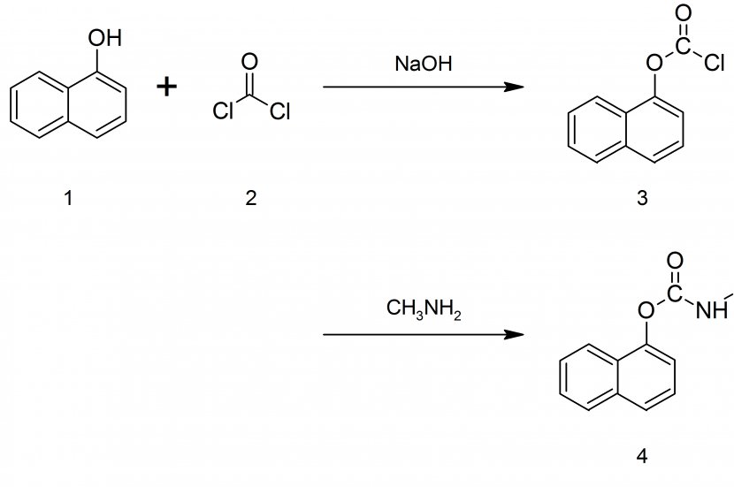 Insecticide Carbaryl Chemical Synthesis Chemistry Compound - Reaction Transparent PNG