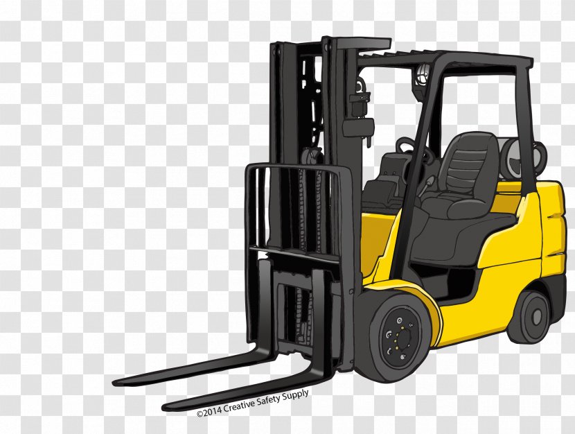 Forklift Caterpillar Inc. Heavy Machinery Car Park Manufacturing - Truck - Warehouse Transparent PNG