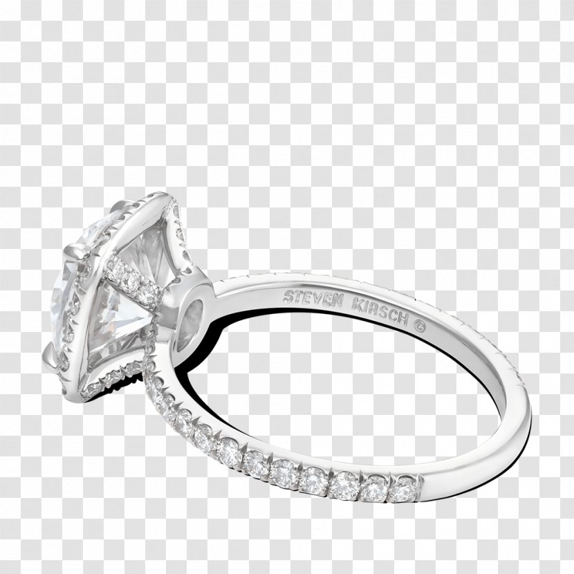 Jewellery Wedding Ring Silver - Halo Circle Transparent PNG