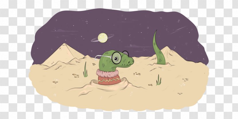 Vertebrate Illustration Green Cartoon Character - Flask Python Transparent PNG