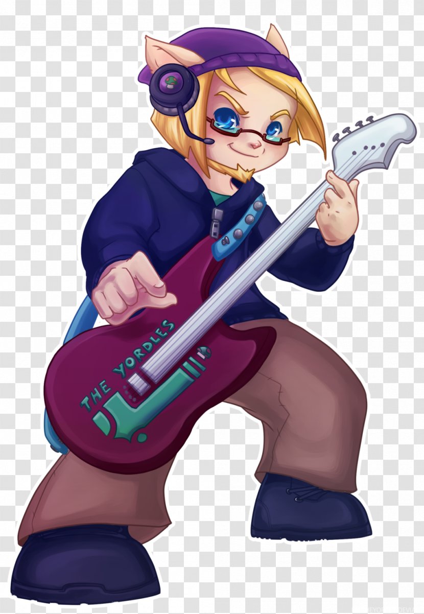 Cartoon String Instruments Fiction Character - Purple - Miles Transparent PNG