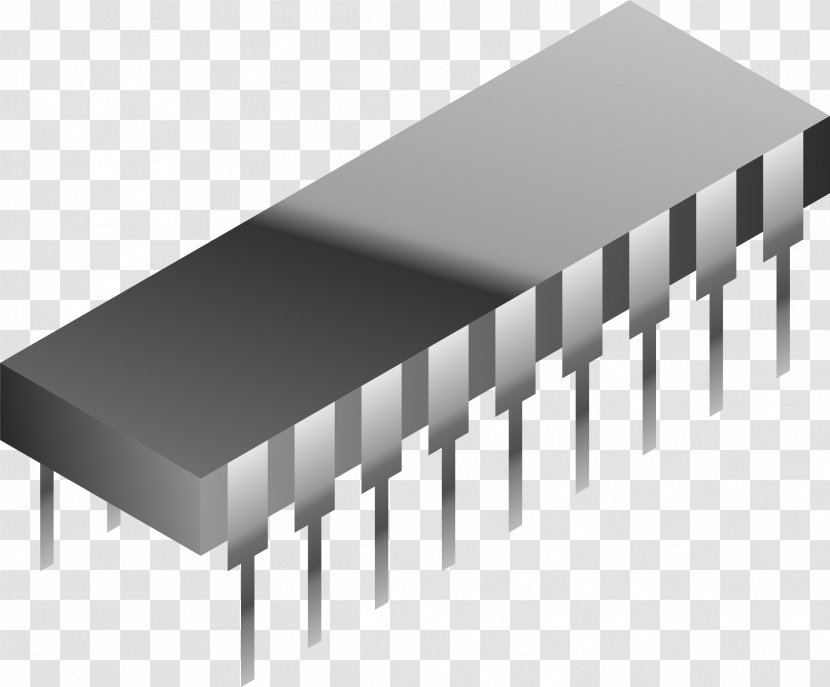 Integrated Circuits & Chips Electronic Circuit Clip Art - Printed Board Transparent PNG