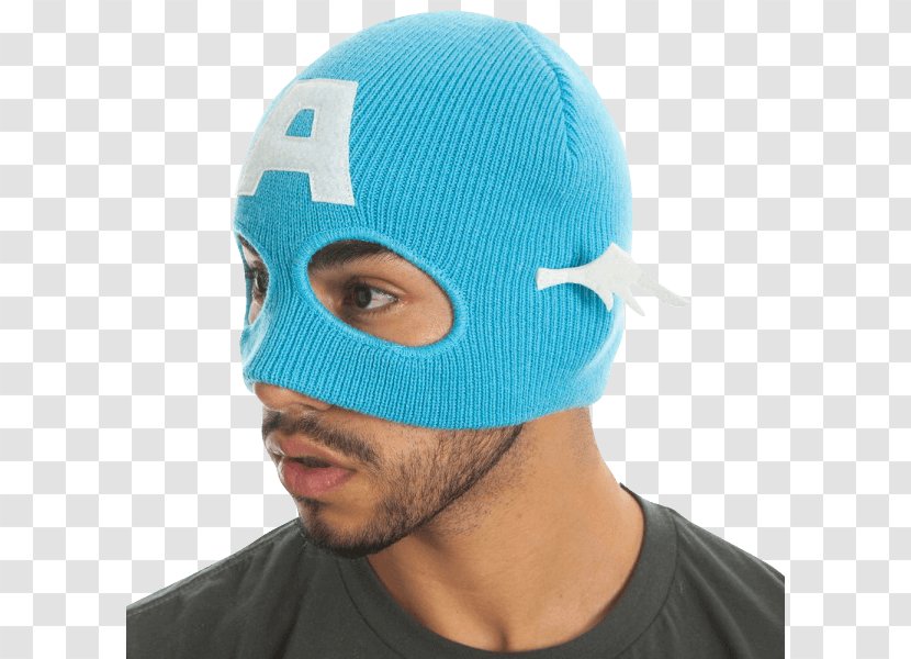 Beanie Superhero Captain America Knit Cap Transparent PNG
