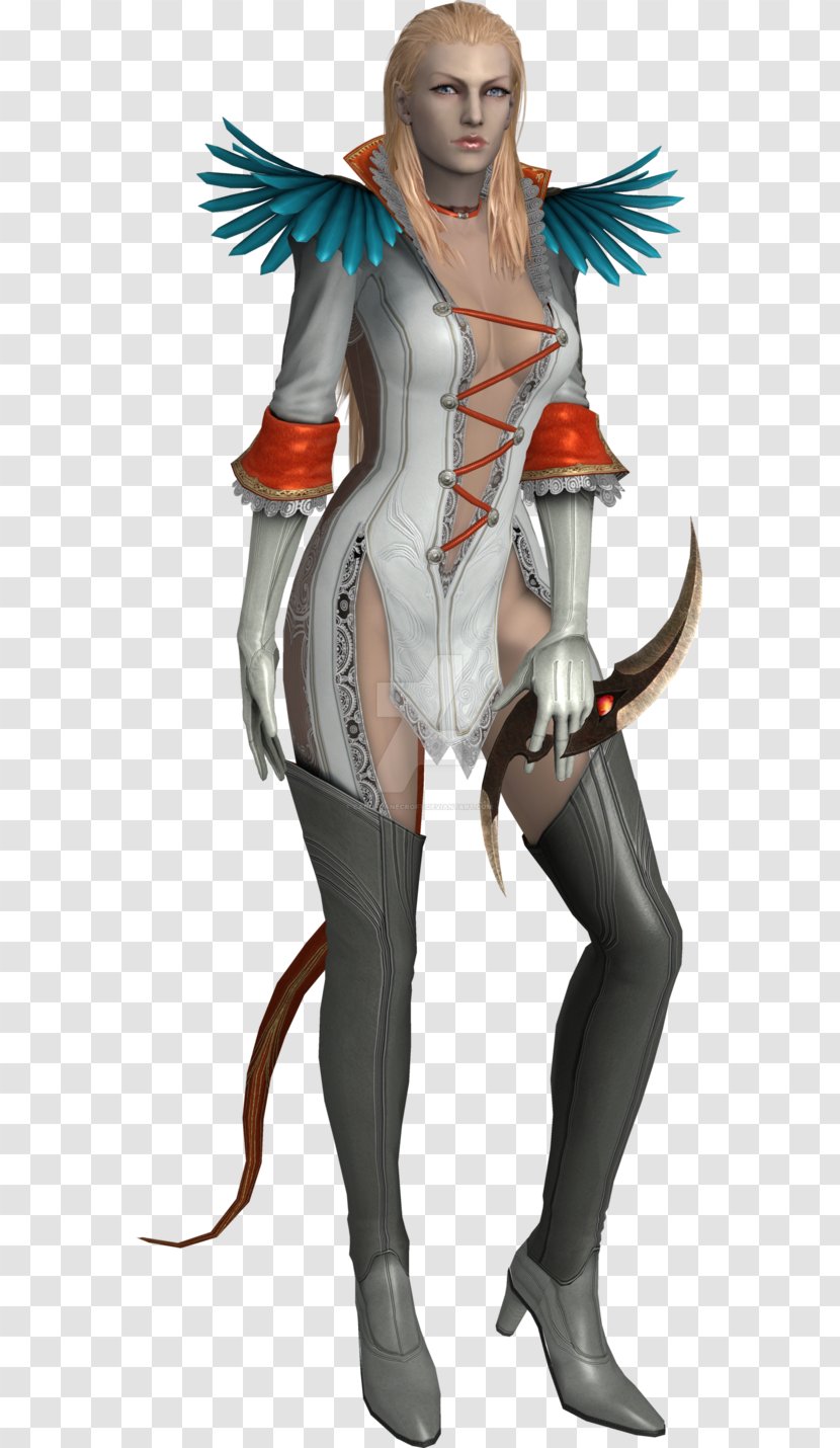 Demon Human Costume Design Illustration Armour - Watercolor Transparent PNG