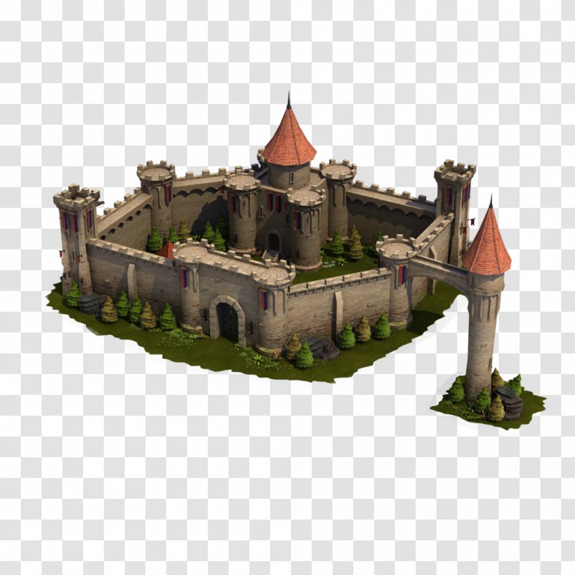 Middle Ages Castle Manor Clip Art - Medieval Architecture Transparent PNG