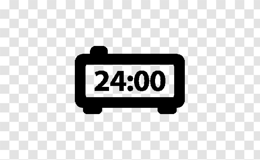 Digital Clock Alarm Clocks 24-hour - Text Transparent PNG