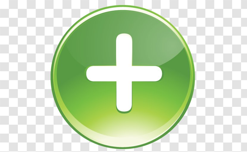 Clip Art - Green - Plus Icon Transparent PNG