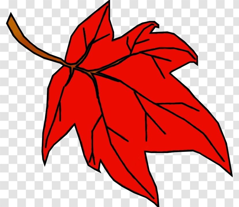 Red Maple Tree - Cartoon - Symmetry Transparent PNG