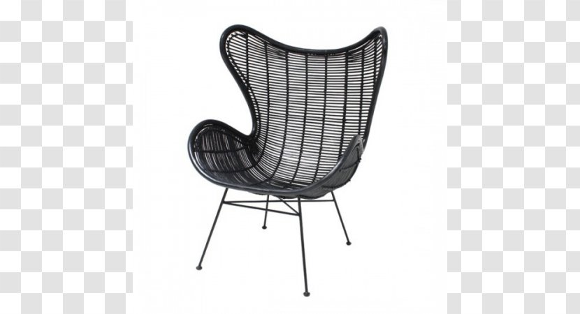 Egg Rattan Chair Living Room Foot Rests - Occasional Furniture Transparent PNG