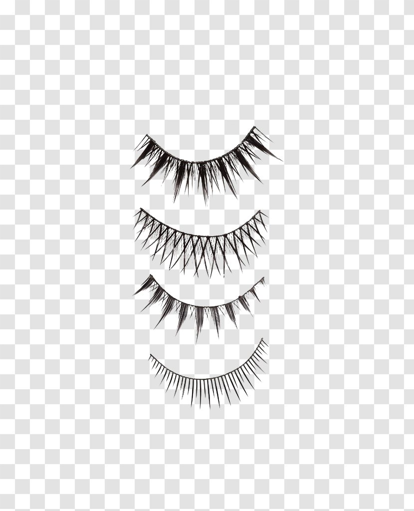 Eyelash Extensions Cosmetics Eye Shadow - Beauty Parlour - Black Eyelashes Transparent PNG