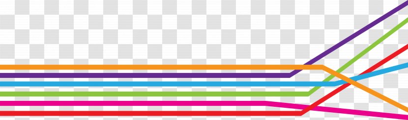 Line Point Angle - Rectangle - Colorful Lines Transparent PNG