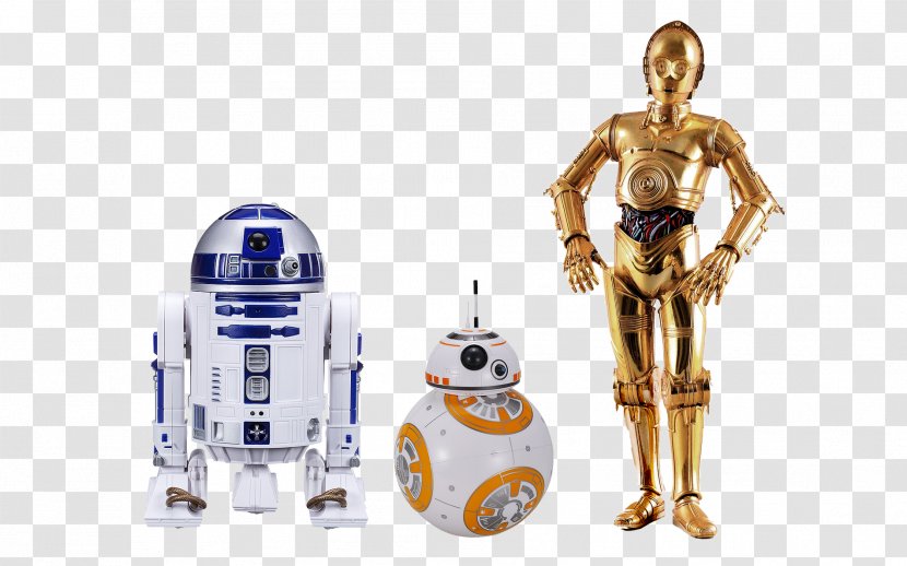 R2-D2 C-3PO BB-8 Star Wars Robby The Robot - Kenner Action Figures - Starwars Transparent PNG
