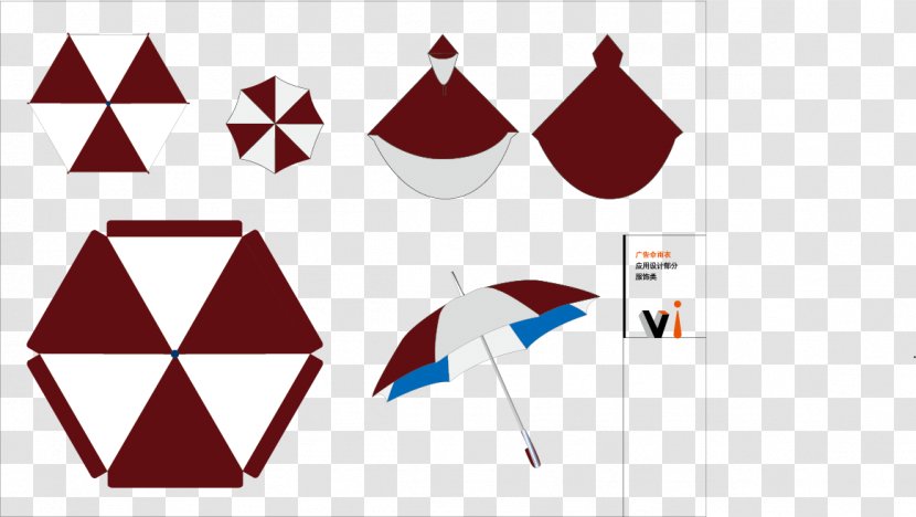 Umbrella Vexel - Triangle - Parasol VI Design Vector Material Transparent PNG
