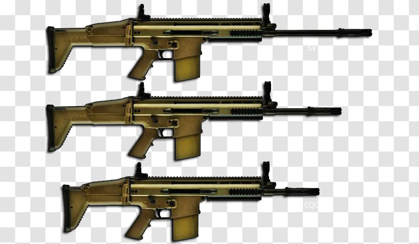 FN SCAR Herstal 7.62×51mm NATO Close Quarters Combat Firearm - Heart - Fn Scar Transparent PNG