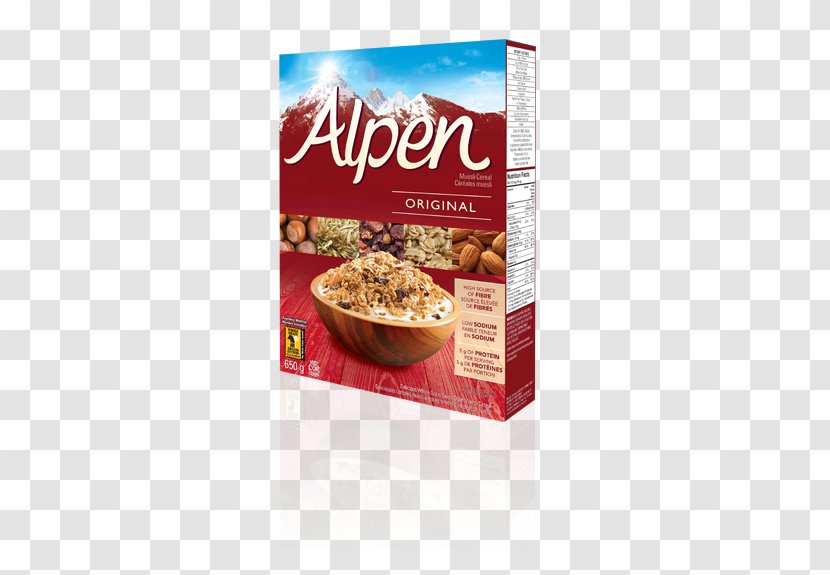 Muesli Breakfast Cereal Alpen Cereals Swiss Cuisine Transparent PNG