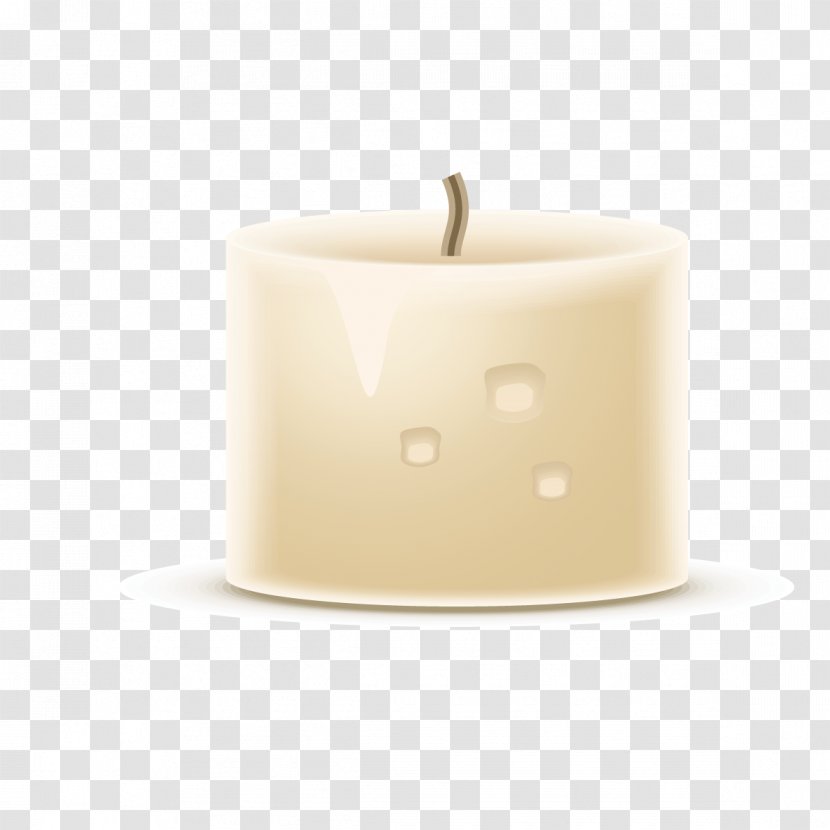 Candle Wax Beige - White Candles Vector Transparent PNG