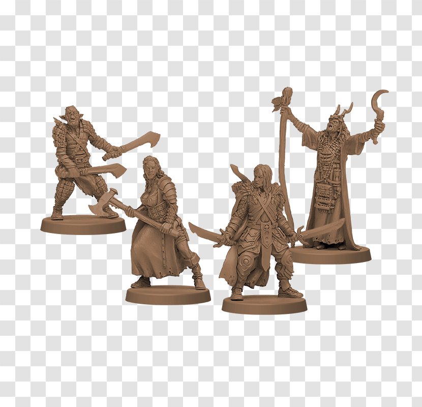 Zombicide Black Death Game Figurine Plague - Statue - Sculpture Transparent PNG