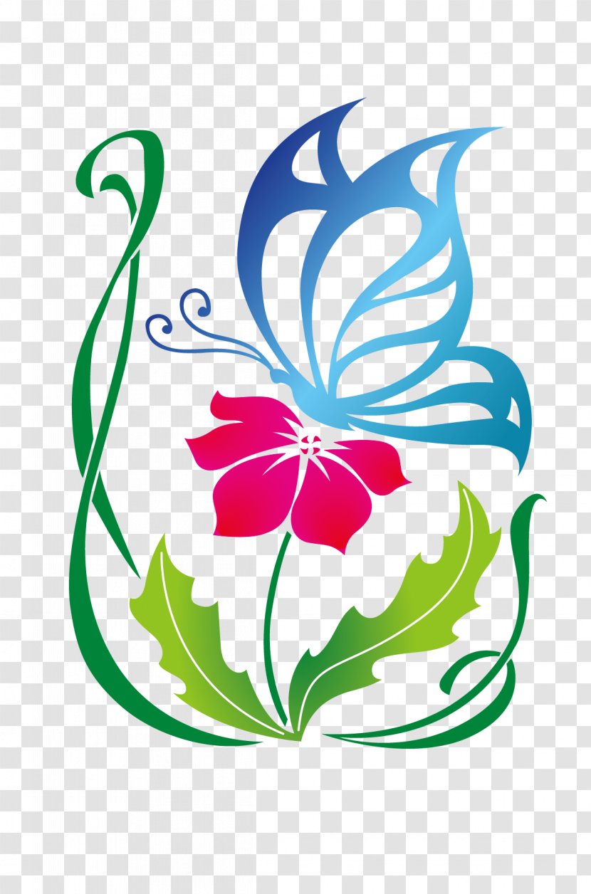 Tattoo Tribe Clip Art - Free Vector Floral Transparent PNG