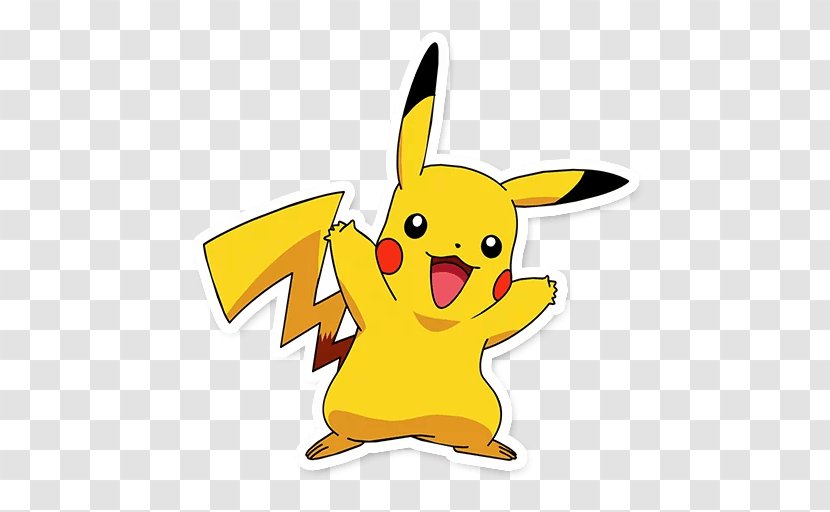 Pikachu Pokemon Black & White Pokémon GO Yellow Clip Art - Rabbit Transparent PNG