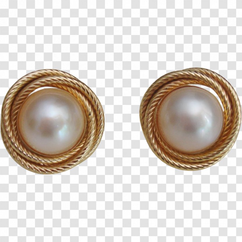 Earring Jewellery Pearl Gold Gemstone - Silver Bar Transparent PNG
