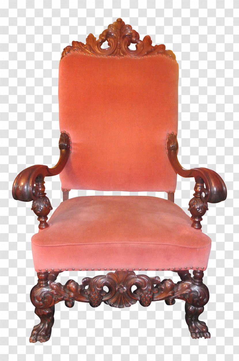 Chairish Furniture Throne - Mahogany Chair Transparent PNG