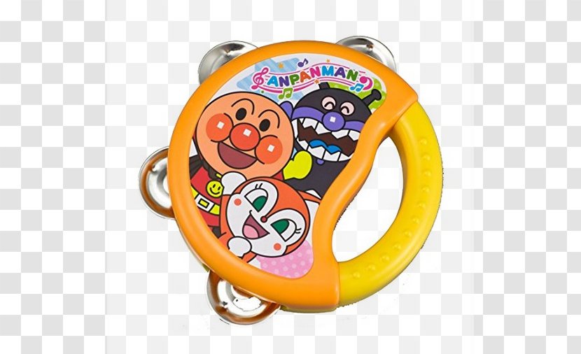 Anpanman Agatsuma Tambourine Toy Musical Instrument - Cartoon - Bread Superman Toys Transparent PNG