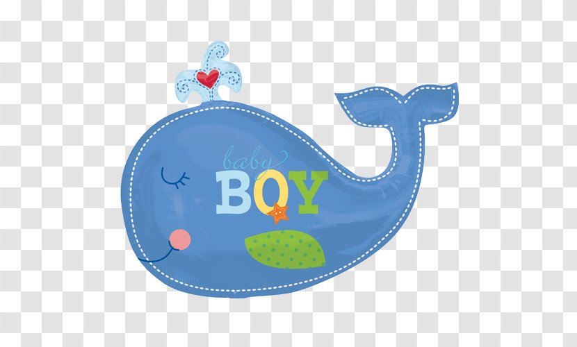 Blue Whale Baby Shower Clip Art - Infant - Foil Vector Transparent PNG
