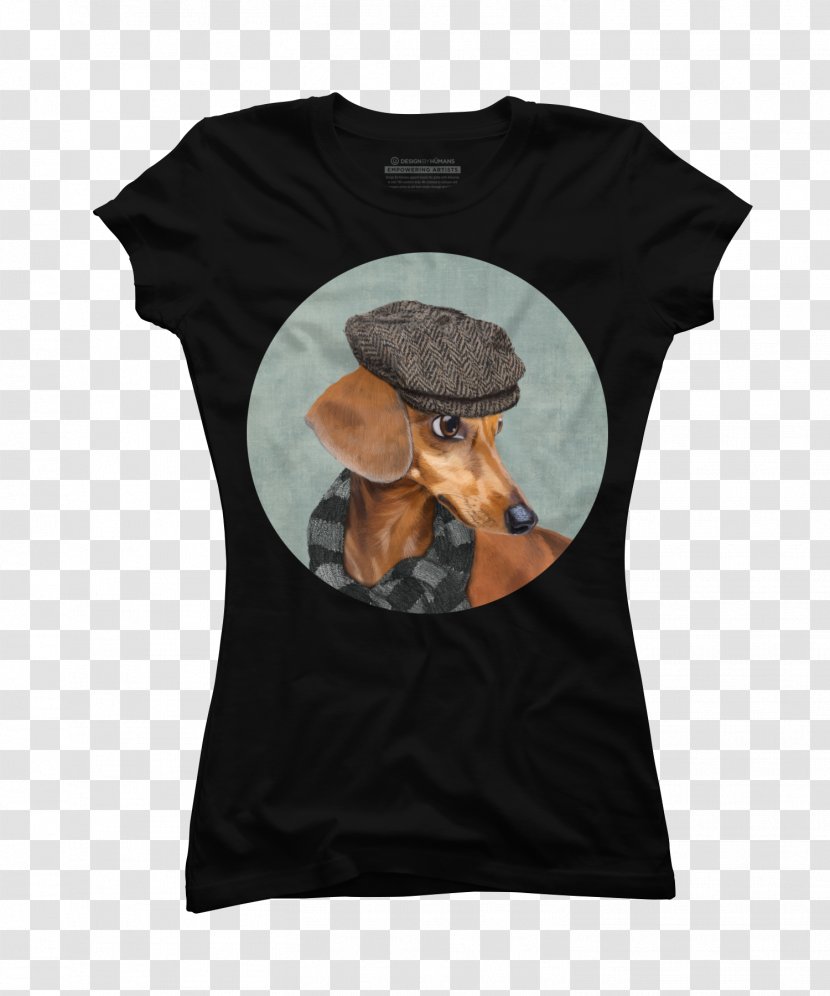 T-shirt Hoodie Sleeve Sweater - Top - Dachshunds Transparent PNG